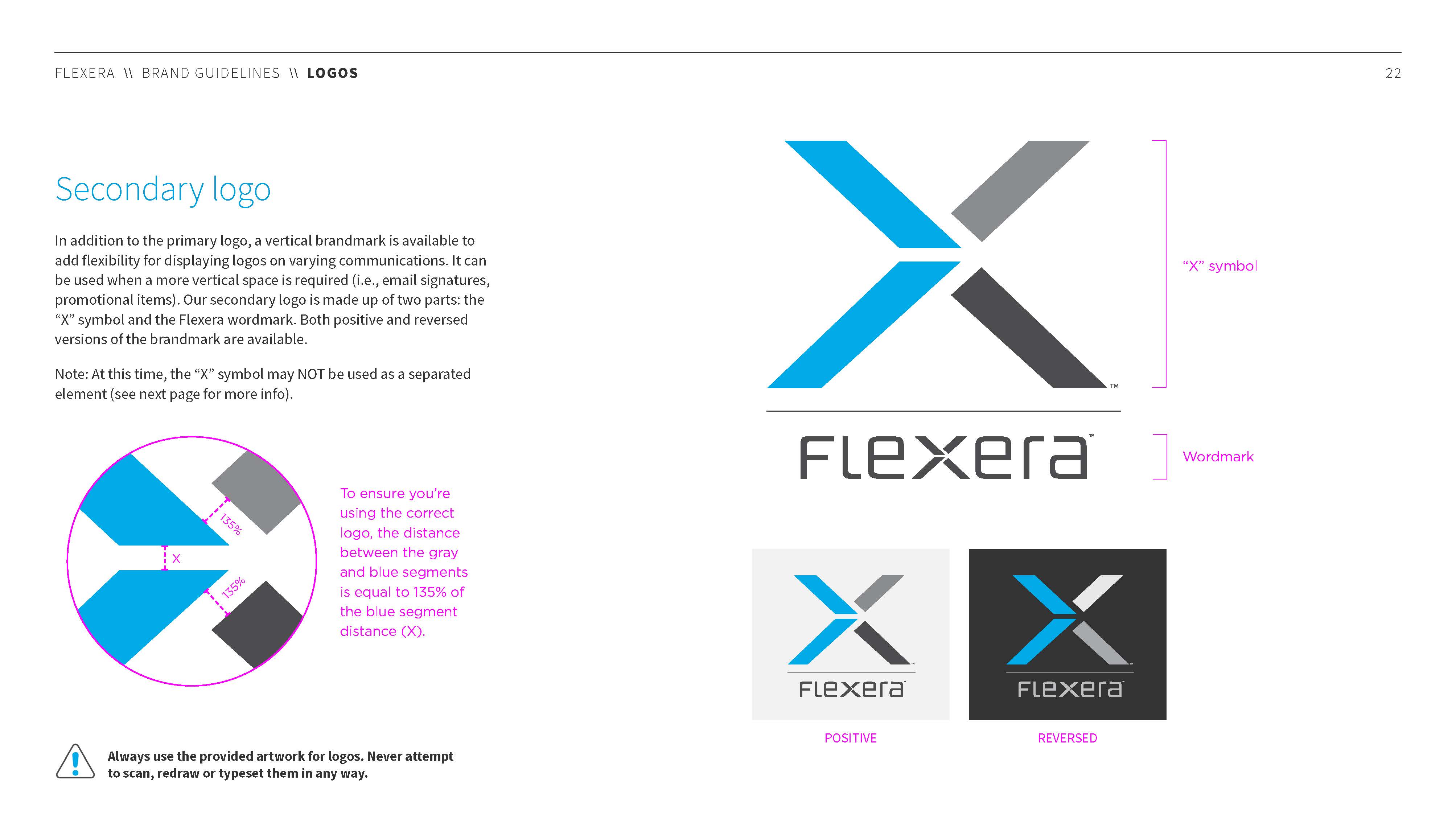 Flexera Secondary Logo Guidelines